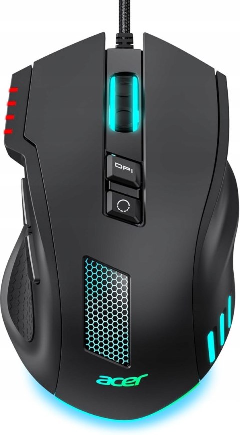 Acer Ergonomiczna Mysz Gamingowa USB 12800 DPI RGB