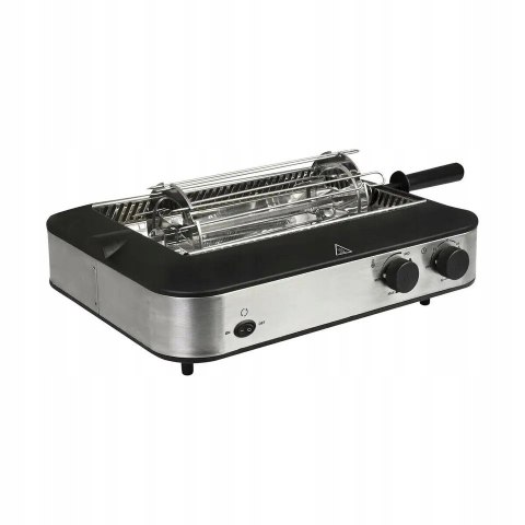 Barbecue grill elektryczny MONOLITH MK240 srebrny/szary 1600 W