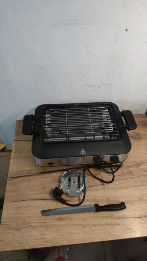 Barbecue grill elektryczny MONOLITH MK240 srebrny/szary 1600 W