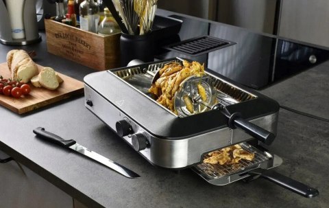 Barbecue grill elektryczny MONOLITH MK240 srebrny/szary 1600 W