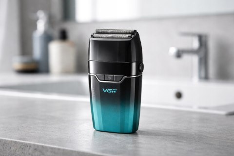 Golarka foliowa VGR V-308 USB LED 3 prędkości akumulatorowa do brody