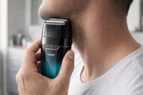 Golarka foliowa VGR V-308 USB LED 3 prędkości akumulatorowa do brody