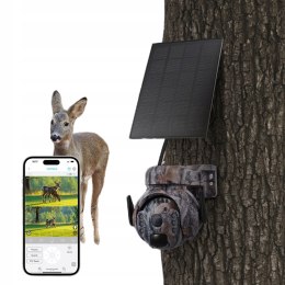 Kamera myśliwska 3MP 4G fotopułapka zasilana solarnie z noktowizją