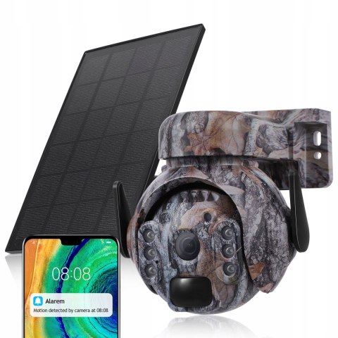 Kamera myśliwska 3MP 4G fotopułapka zasilana solarnie z noktowizją