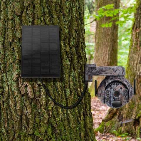 Kamera myśliwska 3MP 4G fotopułapka zasilana solarnie z noktowizją