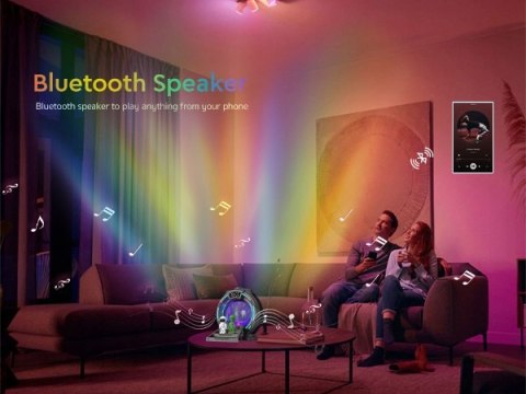 LAMPKA PROJEKTOR LED GALAXY WARP GATE ASTRONAUTA RGB EFEKT KOSMOSU