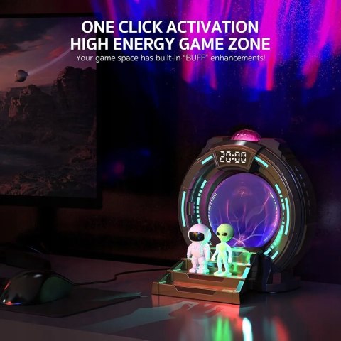 LAMPKA PROJEKTOR LED GALAXY WARP GATE ASTRONAUTA RGB EFEKT KOSMOSU