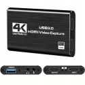 NAGRYWARKA OBRAZU GRABBER HDMI 4K VIDEO NA USB 3.0 DO PC LAPTOPA KARTA