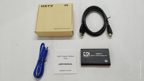 NAGRYWARKA OBRAZU GRABBER HDMI 4K VIDEO NA USB 3.0 DO PC LAPTOPA KARTA