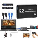 NAGRYWARKA OBRAZU GRABBER HDMI 4K VIDEO NA USB 3.0 DO PC LAPTOPA KARTA