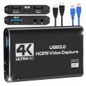 NAGRYWARKA OBRAZU GRABBER HDMI 4K VIDEO NA USB 3.0 DO PC LAPTOPA KARTA