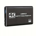 NAGRYWARKA OBRAZU GRABBER HDMI 4K VIDEO NA USB 3.0 DO PC LAPTOPA KARTA