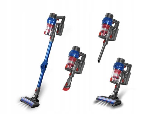 Odkurzacz pionowy Swiss Pro+ 250 W akumulatorowy 0,80 l niebieski