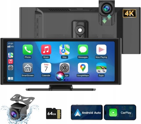 RADIO SAMOCHODOWE BEZPRZEWODOWE STEREO APHQUA 9,3" CARPLAY
