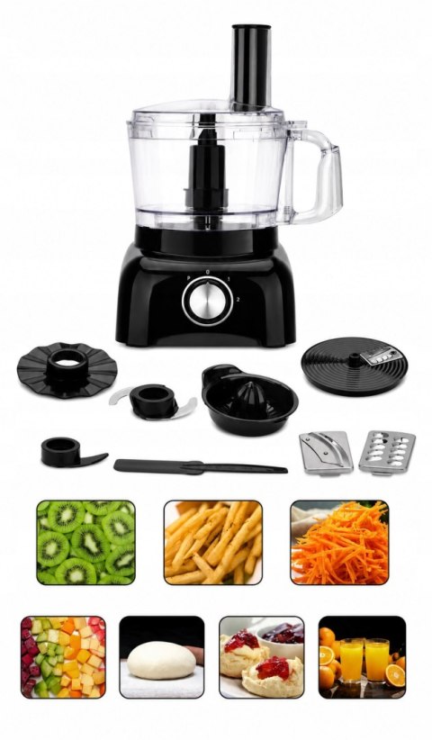 SWISS PRO ROBOT KUCHENNY 13W1 SZATKOWNICA SIEKACZ BLENDER 800W