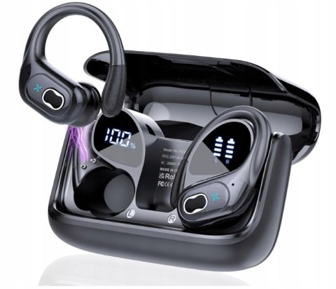 Słuchawki douszne bezprzewodowe STECEi Bluetooth 5.4 do biegania