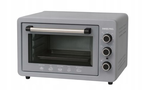 Swiss Pro+ SP-OV1500W Elektryczny piekarnik 1500W, 35L, szary