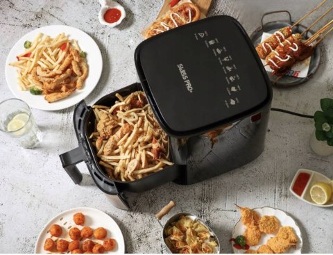 Swiss Pro niemiecka FRYTKOWNICA NA GORĄCE POWIETRZE AIR FRYER 5L 1450W LED