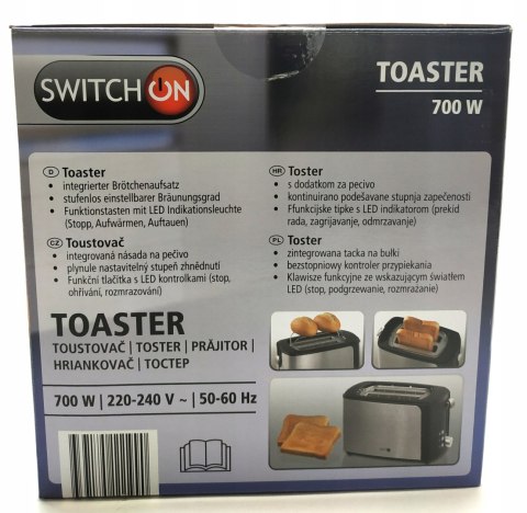 Toster Switch On TO-D0001 czarny 700 W