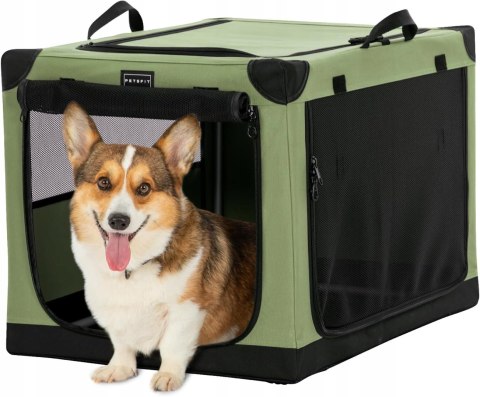 Transporter dla psa PetsFit zielony M 48 cm x 76 cm 50,5 cm