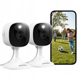AOQEE Kamera 2K Zewnętrzna Wewnętrzna IP65 WiFi Nocny Tryb Kolorowy