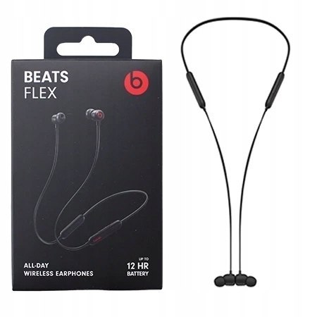 Beats Flex Słuchawki bezprzewodowe dokanałowe Bluetooth MYMC2ZM/A czarne