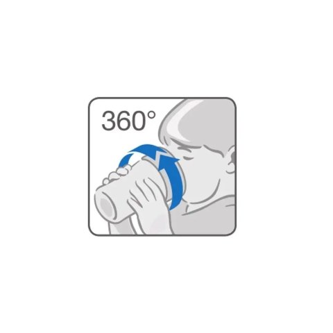 Kubek dziecięcy Nuk Mini Magic NUK 360° z pokrywką niebieski