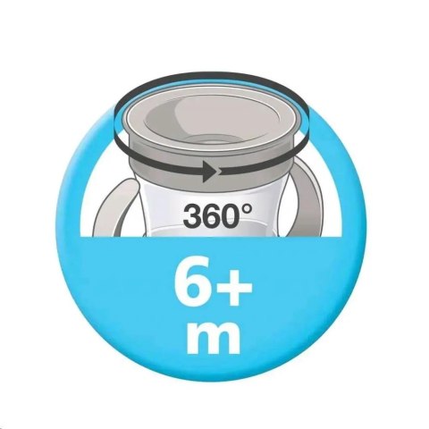 Kubek dziecięcy Nuk Mini Magic NUK 360° z pokrywką niebieski