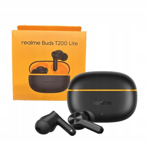 Słuchawki bezprzewodowe douszne Realme Buds T200 Lite czarne