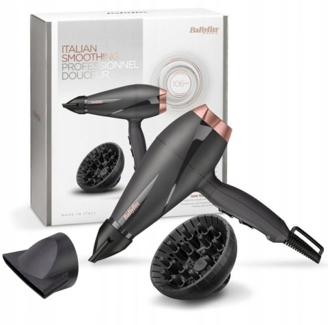 Suszarka do włosów BaByliss Smooth Pro 6709DE 2100W jonizacja silnik AC