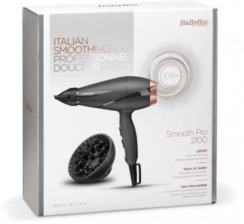 Suszarka do włosów BaByliss Smooth Pro 6709DE 2100W jonizacja silnik AC
