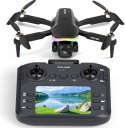 Dron FAKJANK F417 PRO Ekran LCD 2 Kamery HD FPV 2 Akumulatory