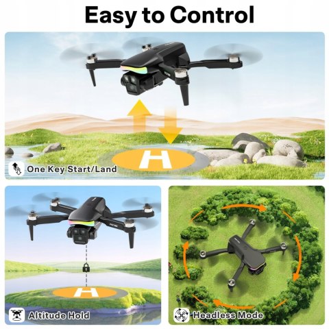 Dron FAKJANK F417 PRO Ekran LCD 2 Kamery HD FPV 2 Akumulatory