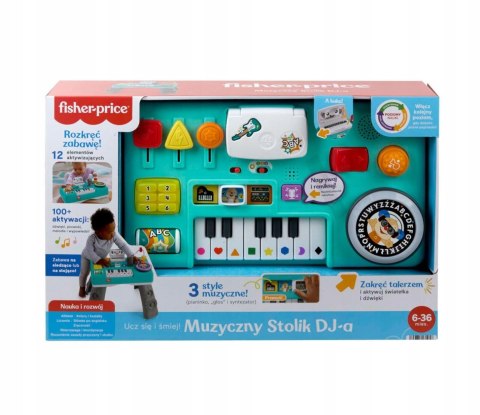 Fisher-Price Ucz się i śmiej! Muzyczny Stolik DJ-a HRB65