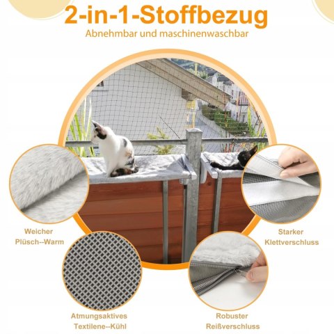 Hamak bez drążka szary 1 kg 56 x 1