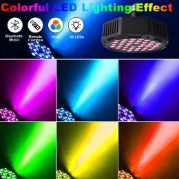 INDMIRD RGB 36 LED Reflektor Sceniczny z Pilotem
