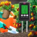 Miernik pH gleby Tester 6 w 1 pH, temperatura gleby, podłoża