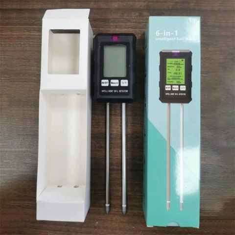 Miernik pH gleby Tester 6 w 1 pH, temperatura gleby, podłoża