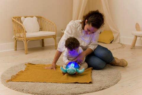 Projektor z pozytywką Cloud B Tranquil Turtle Żółw podwodny niebieski ECO
