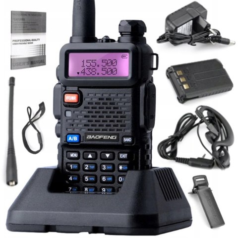Radiotelefon przesnośny Baofeng UV-5R 5W HT