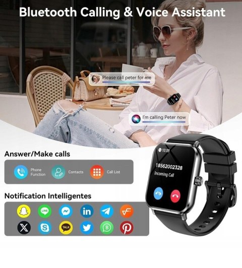 Smartwatch Pugo czarny
