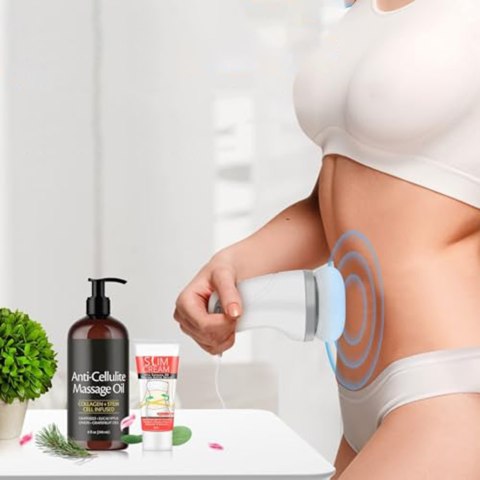 Wibracyjny Roller Masażujący Do Ciała Antycellulitowy Na Cellulit I Tłuszcz