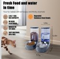 Zestaw dwóch misek do karmienia DOZOWNIK KARMY hipidog plastik 3800 ml