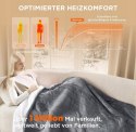 Koc elektryczny grzewczy Bedsure 150x180 szary 6 poziomów timer 10h